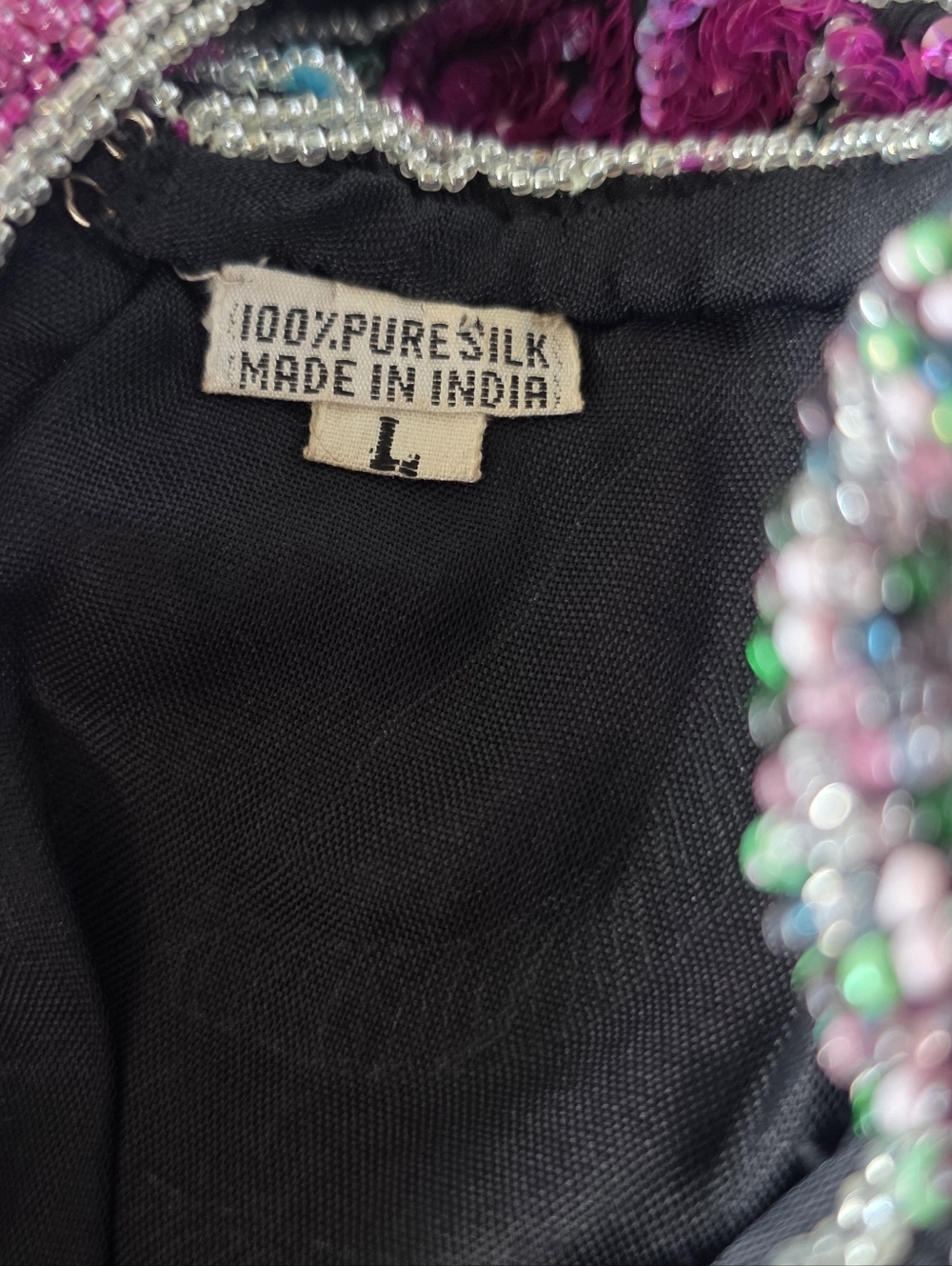 Vintage Klass Collections Beaded Bodycon Party Dress - Maximalist 80s/90s Glam - Picture 9 of 16